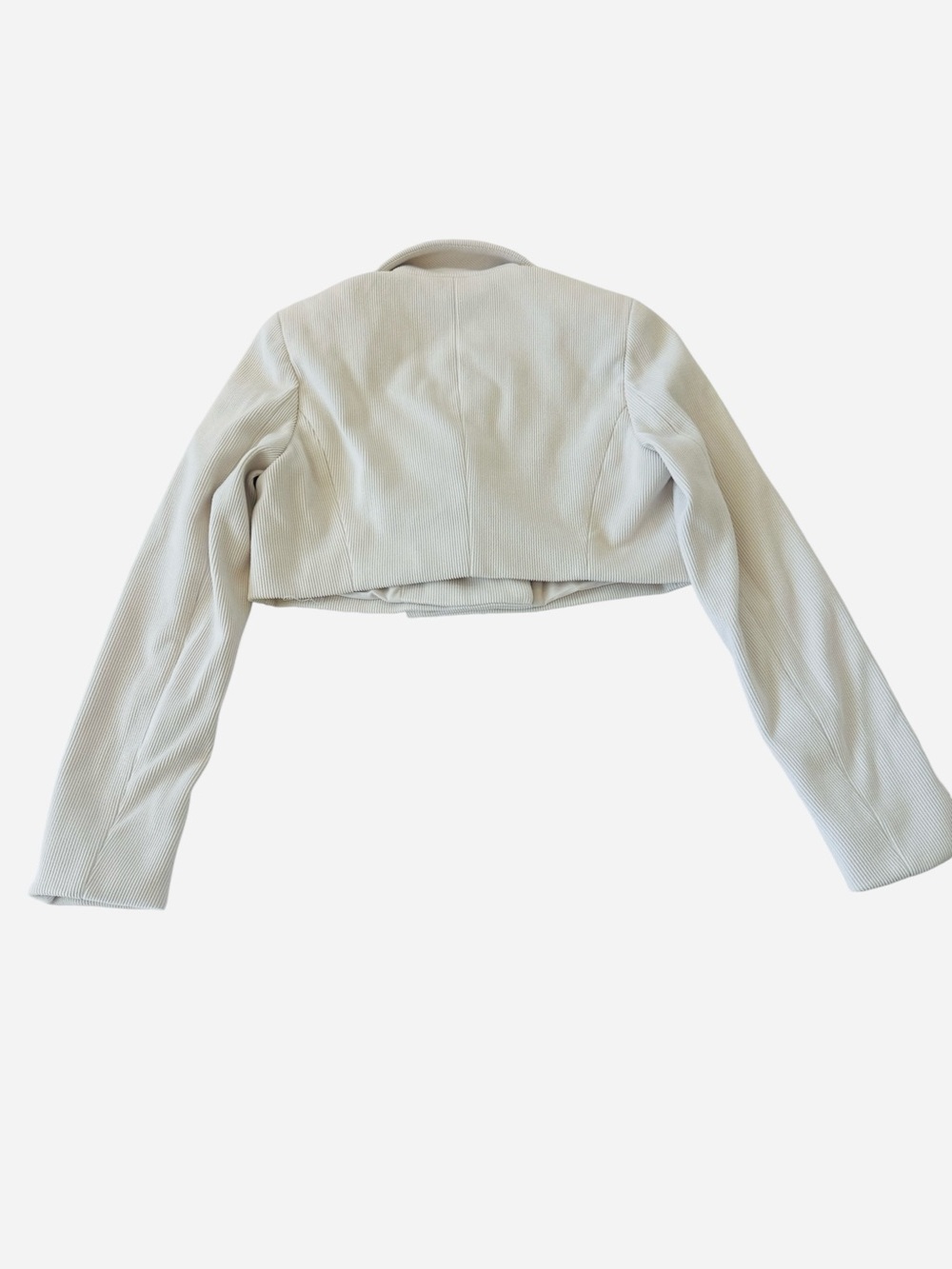 Revolve House of Harlow 1960 Cropped Ribbed Blazer and Mini Skirt Set in Ivory - Picture 7 of 13
